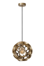 HANNELORE - Hanglamp - Ø 30 cm - 1xE27 - Mat Goud / Messing