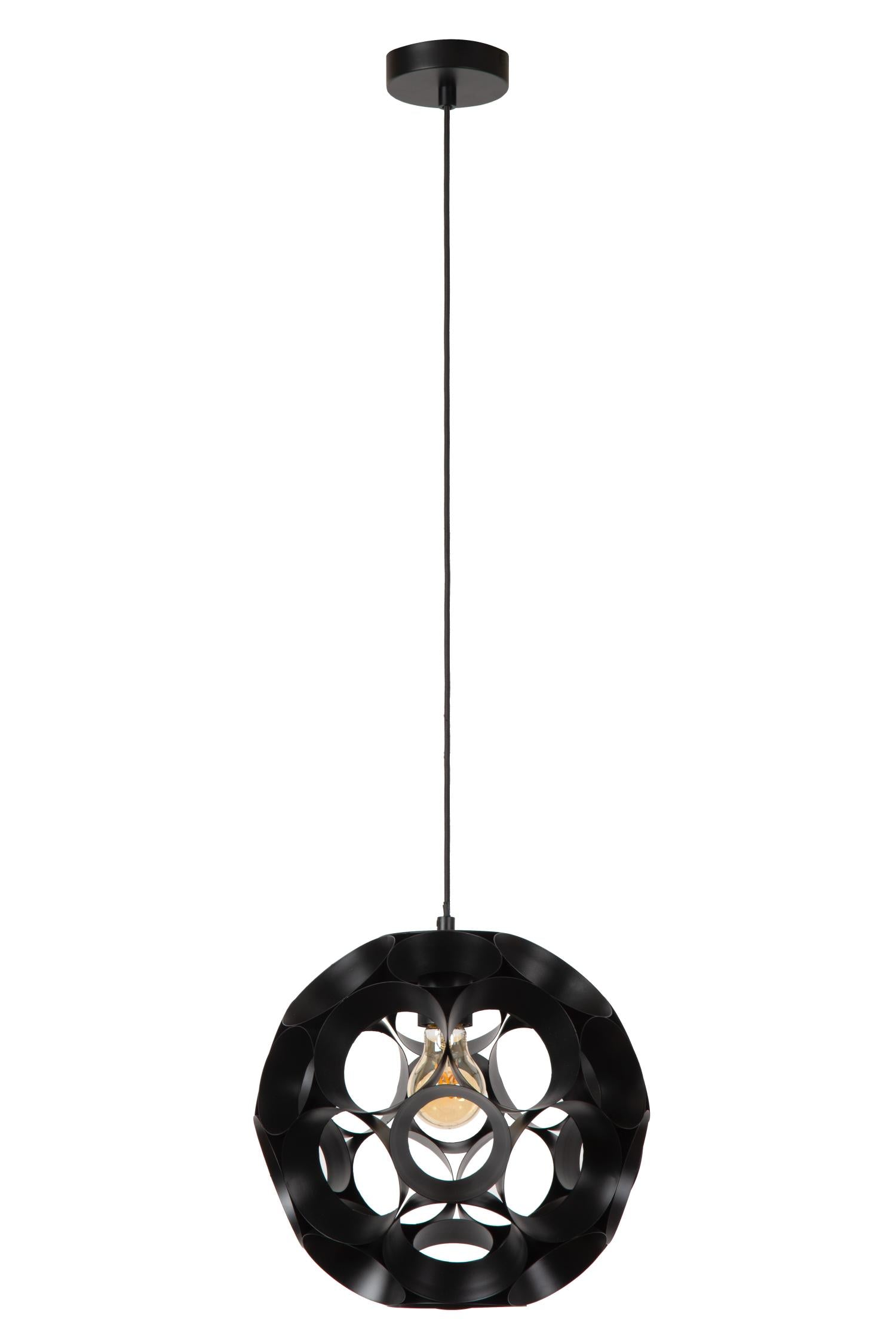 HANNELORE - Suspension - Ø 30 cm - 1xE27 - Noir