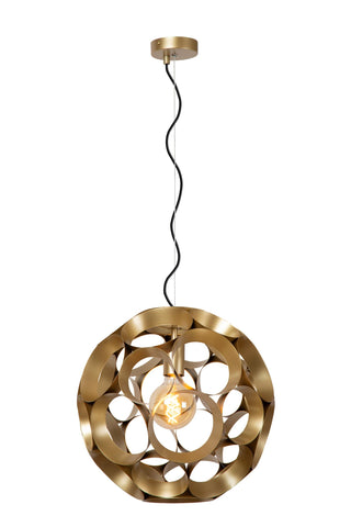 HANNELORE - Hanglamp - Ø 40 cm - 1xE27 - Mat Goud / Messing