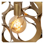 HANNELORE - Hanglamp - Ø 40 cm - 1xE27 - Mat Goud / Messing