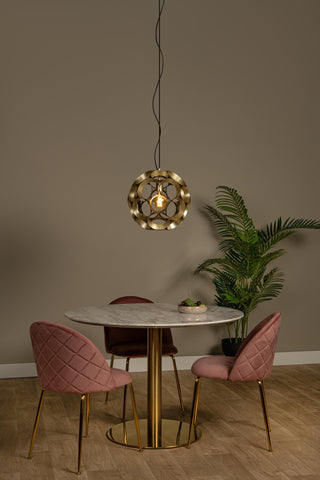 HANNELORE - Hanglamp - Ø 40 cm - 1xE27 - Mat Goud / Messing