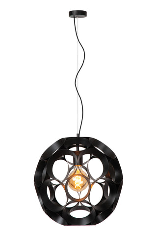 HANNELORE - Suspension - Ø 40 cm - 1xE27 - Noir