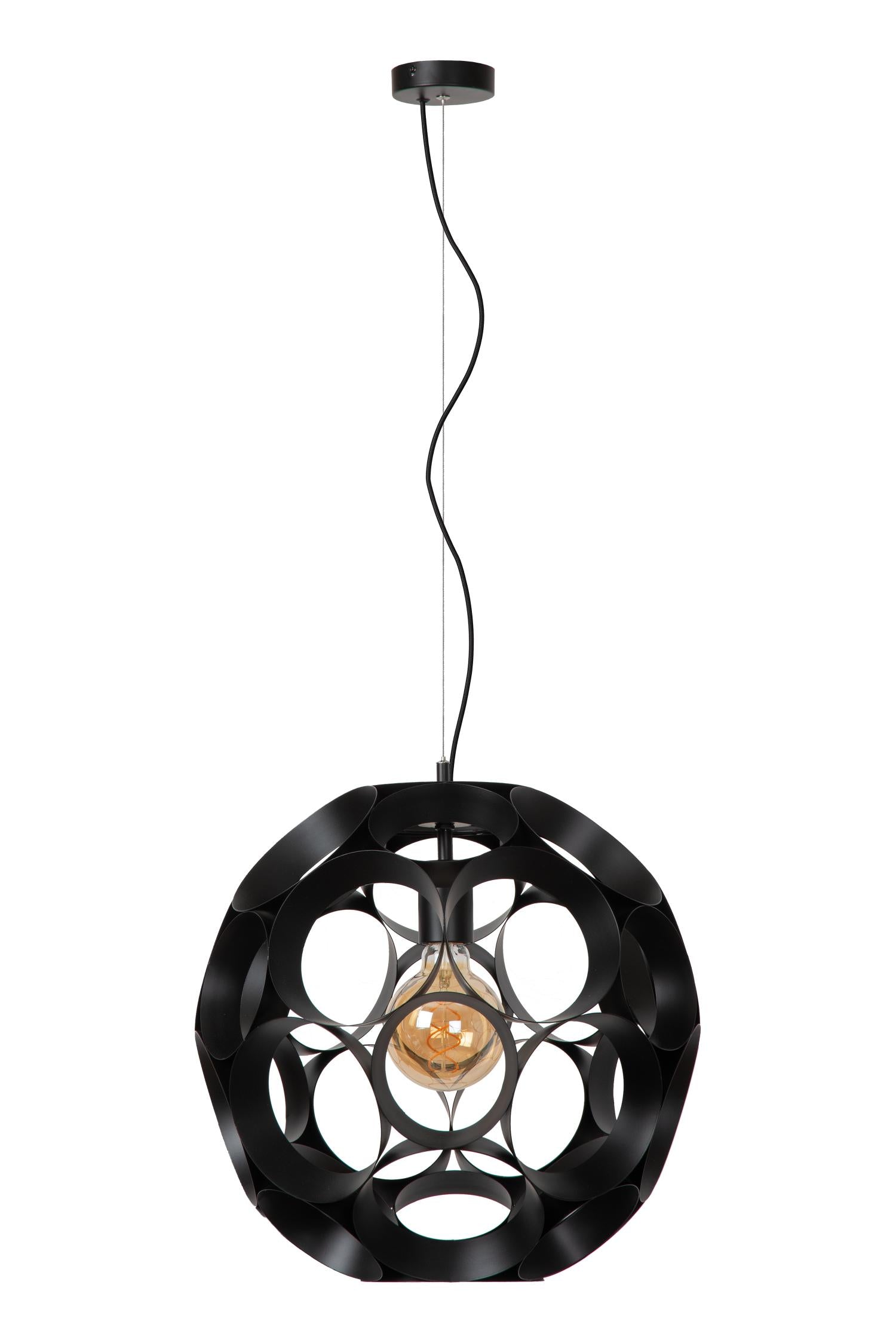 HANNELORE - Suspension - Ø 40 cm - 1xE27 - Noir