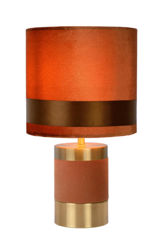 EXTRAVAGANZA FRIZZLE - Lampe de table - Ø 18 cm - 1xE14 - Marron