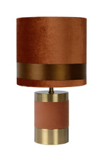 EXTRAVAGANZA FRIZZLE - Lampe de table - Ø 18 cm - 1xE14 - Marron