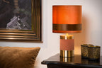 EXTRAVAGANZA FRIZZLE - Lampe de table - Ø 18 cm - 1xE14 - Marron