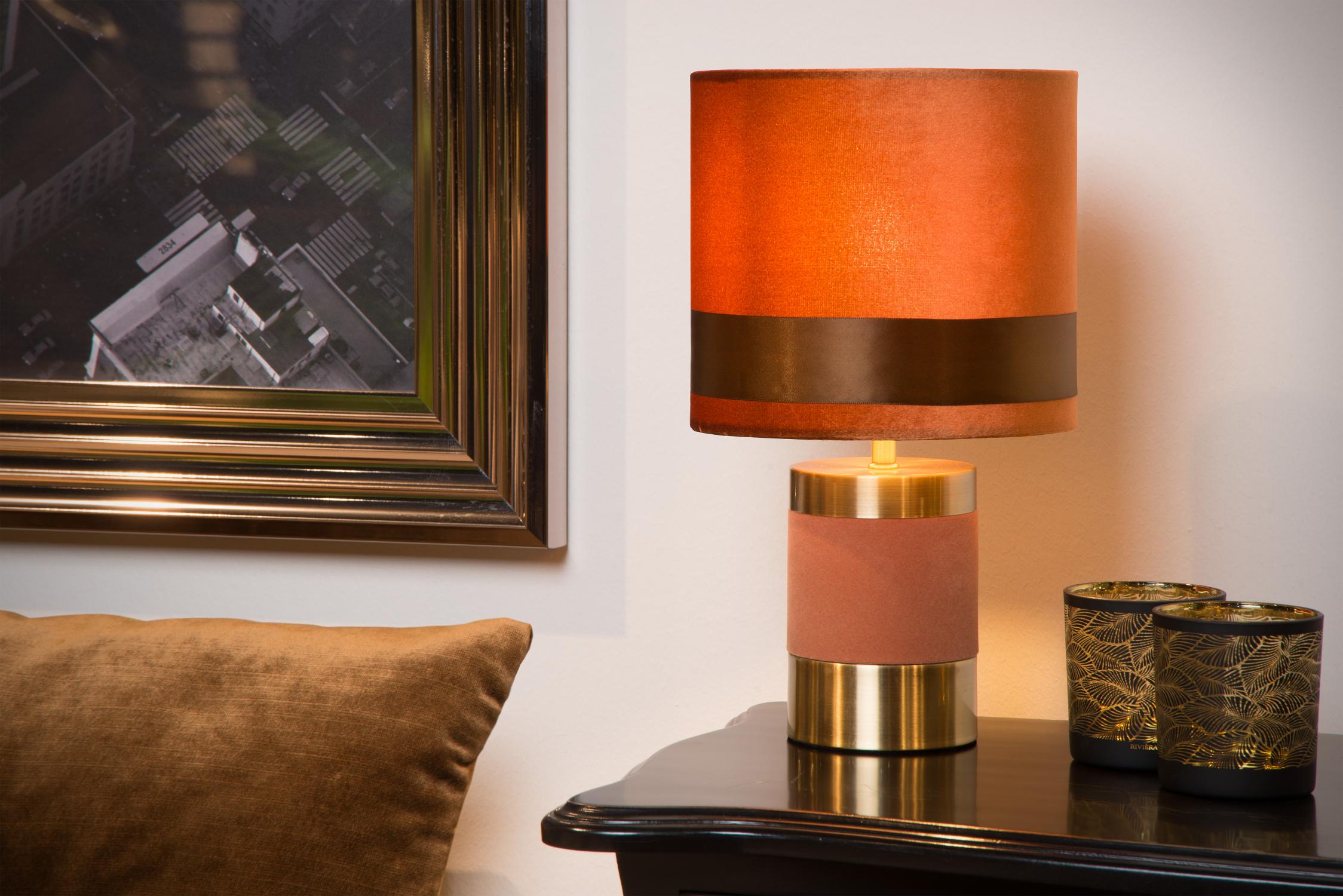 EXTRAVAGANZA FRIZZLE - Table lamp - Ø 18 cm - 1xE14 - Brown