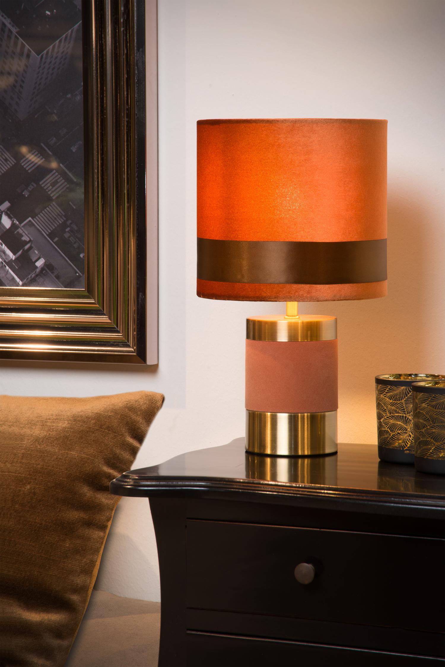 EXTRAVAGANZA FRIZZLE - Table lamp - Ø 18 cm - 1xE14 - Brown