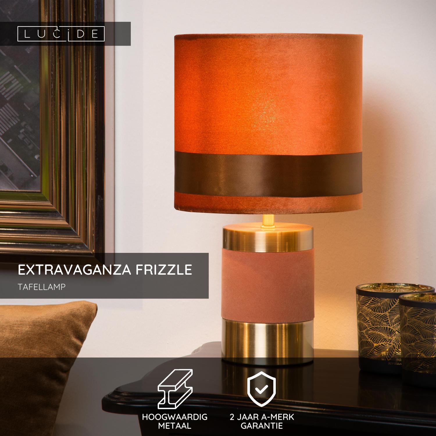 EXTRAVAGANZA FRIZZLE - Table lamp - Ø 18 cm - 1xE14 - Brown