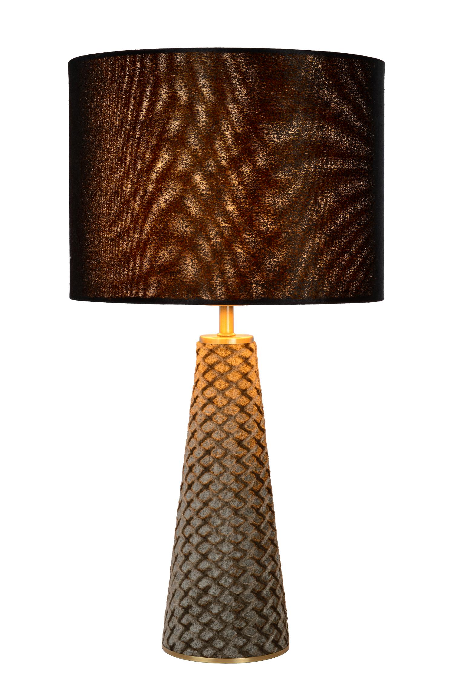 EXTRAVAGANZA VELVET - Table lamp - Ø 25 cm - 1xE27 - Black