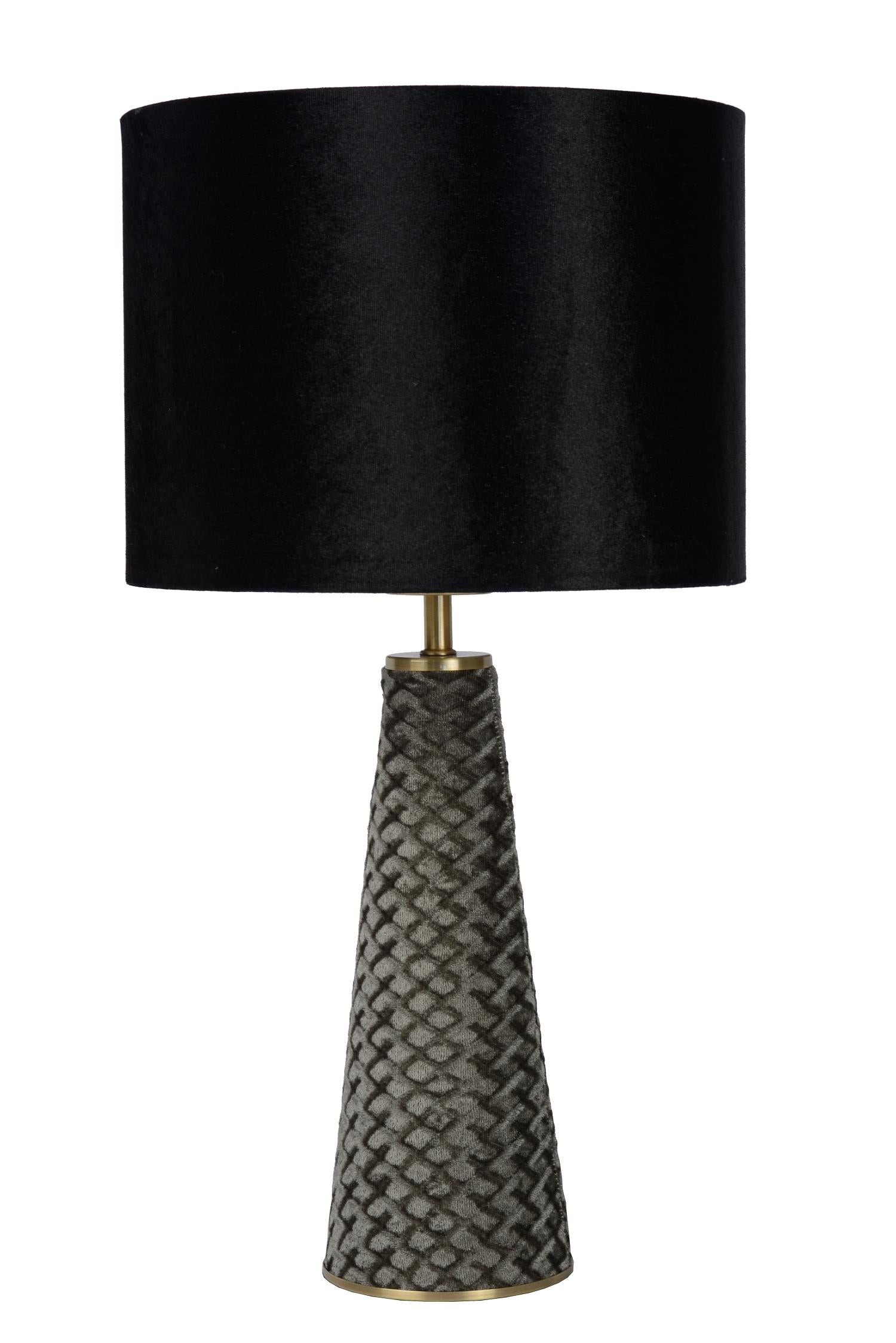 EXTRAVAGANZA VELVET - Table lamp - Ø 25 cm - 1xE27 - Black