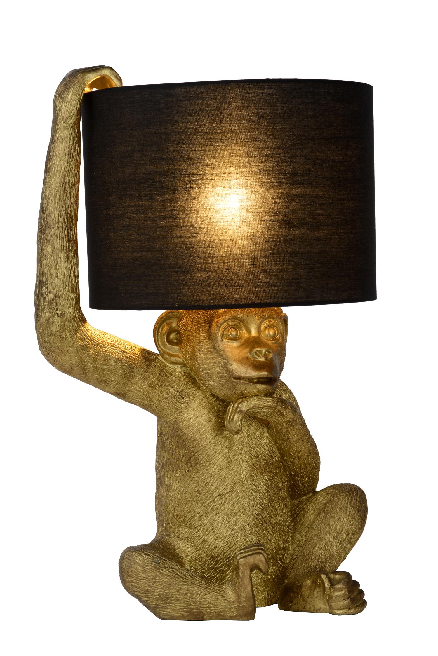 EXTRAVAGANZA CHIMP - Tafellamp - Ø 30 cm - 1xE14 - Zwart
