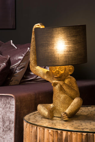 EXTRAVAGANZA CHIMP - Tafellamp - Ø 30 cm - 1xE14 - Zwart