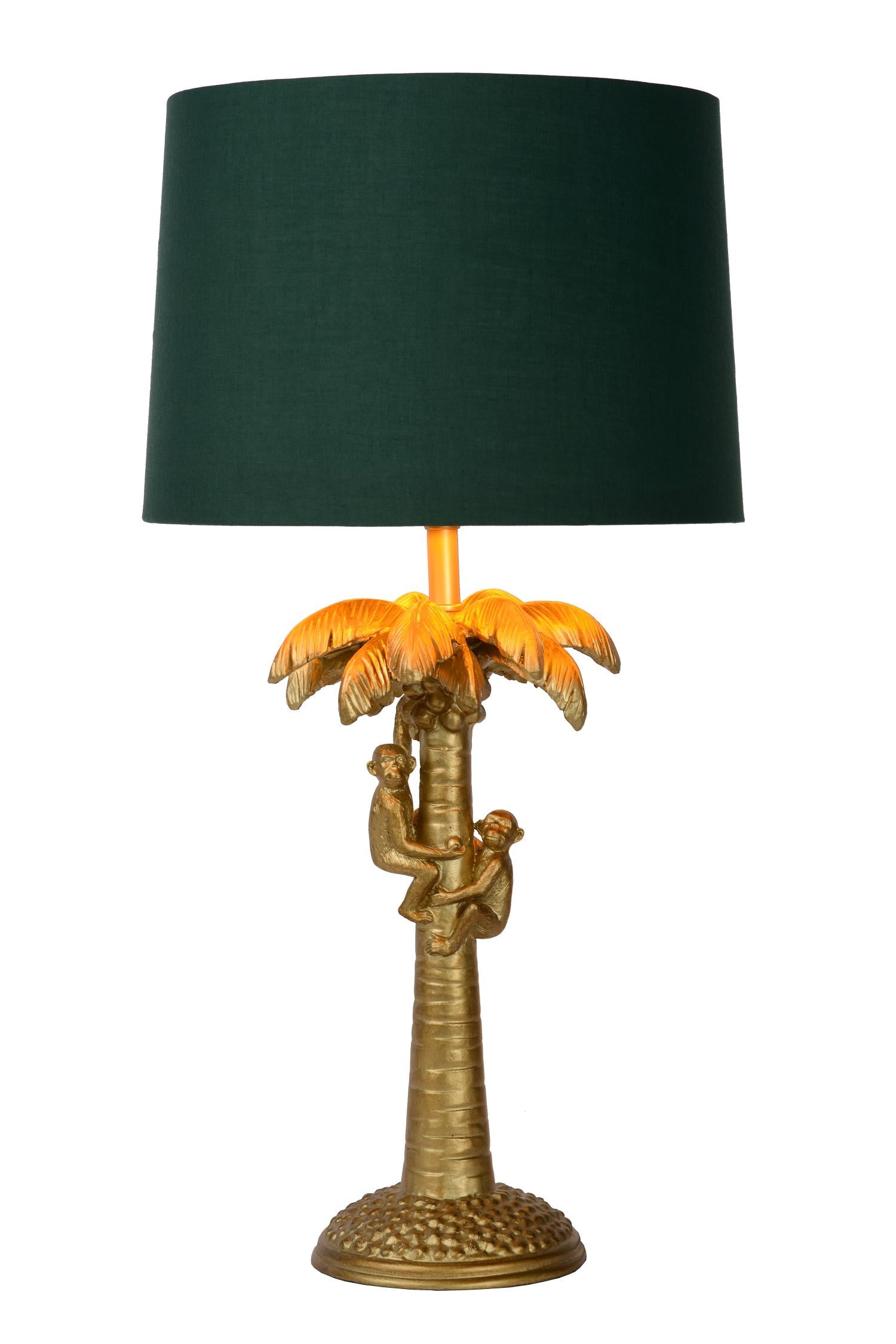 EXTRAVAGANZA COCONUT - Lampe de table - Ø 30,5 cm - 1xE27 - Or mat / Laiton