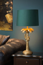 EXTRAVAGANZA COCONUT - Lampe de table - Ø 30,5 cm - 1xE27 - Or mat / Laiton