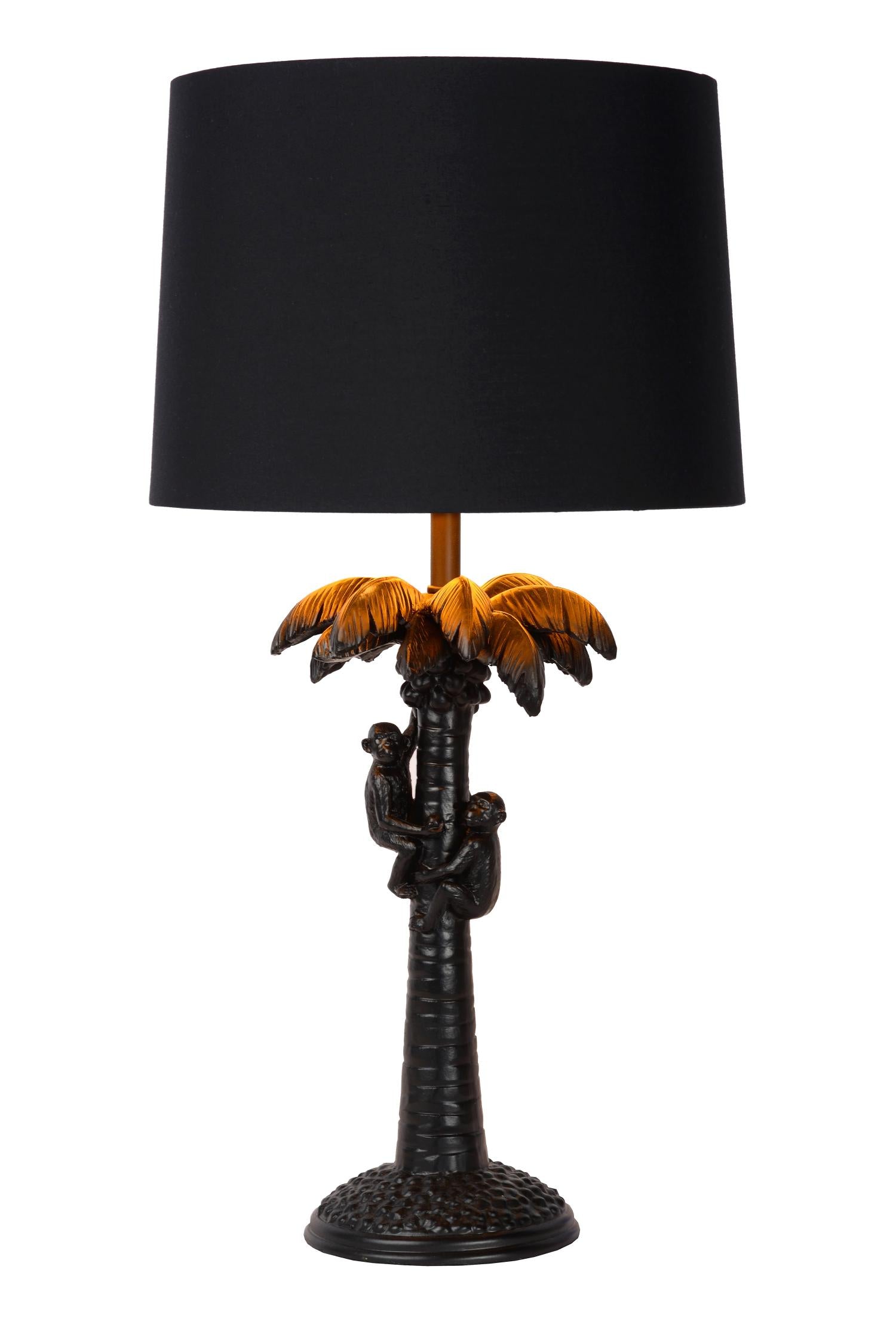 EXTRAVAGANZA COCONUT - Tafellamp - Ø 30,5 cm - 1xE27 - Zwart