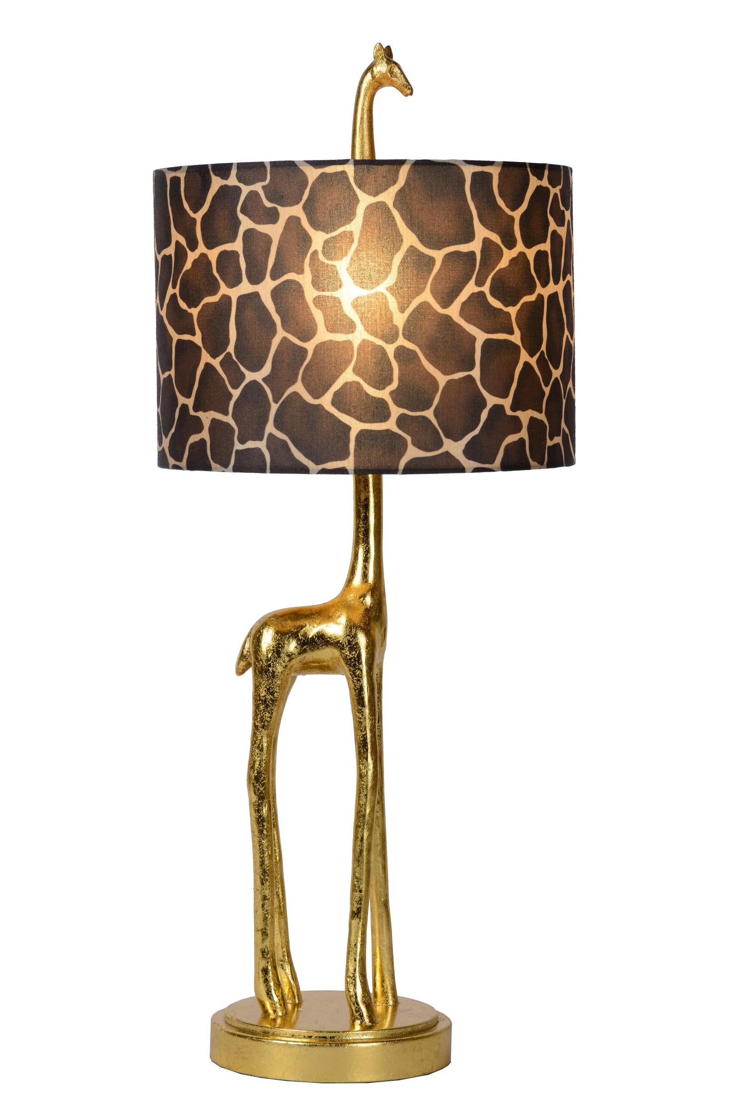 EXTRAVAGANZA MISS TALL - Tafellamp - Ø 25 cm - 1xE27 - Mat Goud / Messing