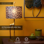 EXTRAVAGANZA MISS TALL - Tafellamp - Ø 25 cm - 1xE27 - Mat Goud / Messing