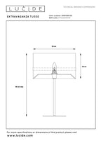 EXTRAVAGANZA TUSSE - Table lamp - Ø 30 cm - 1xE14 - Green