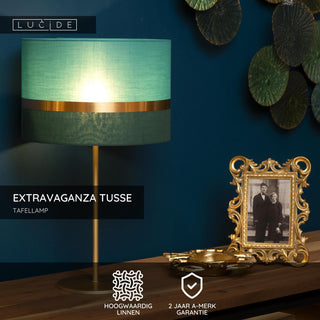 EXTRAVAGANZA TUSSE - Table lamp - Ø 30 cm - 1xE14 - Green