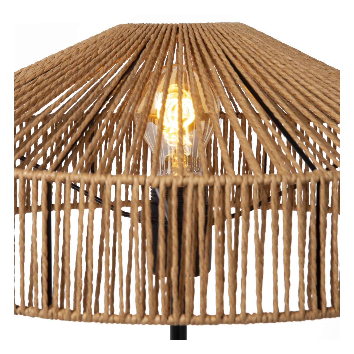 YUNKAI - Lampe de table - Ø 40 cm - 1xE27 - Naturel