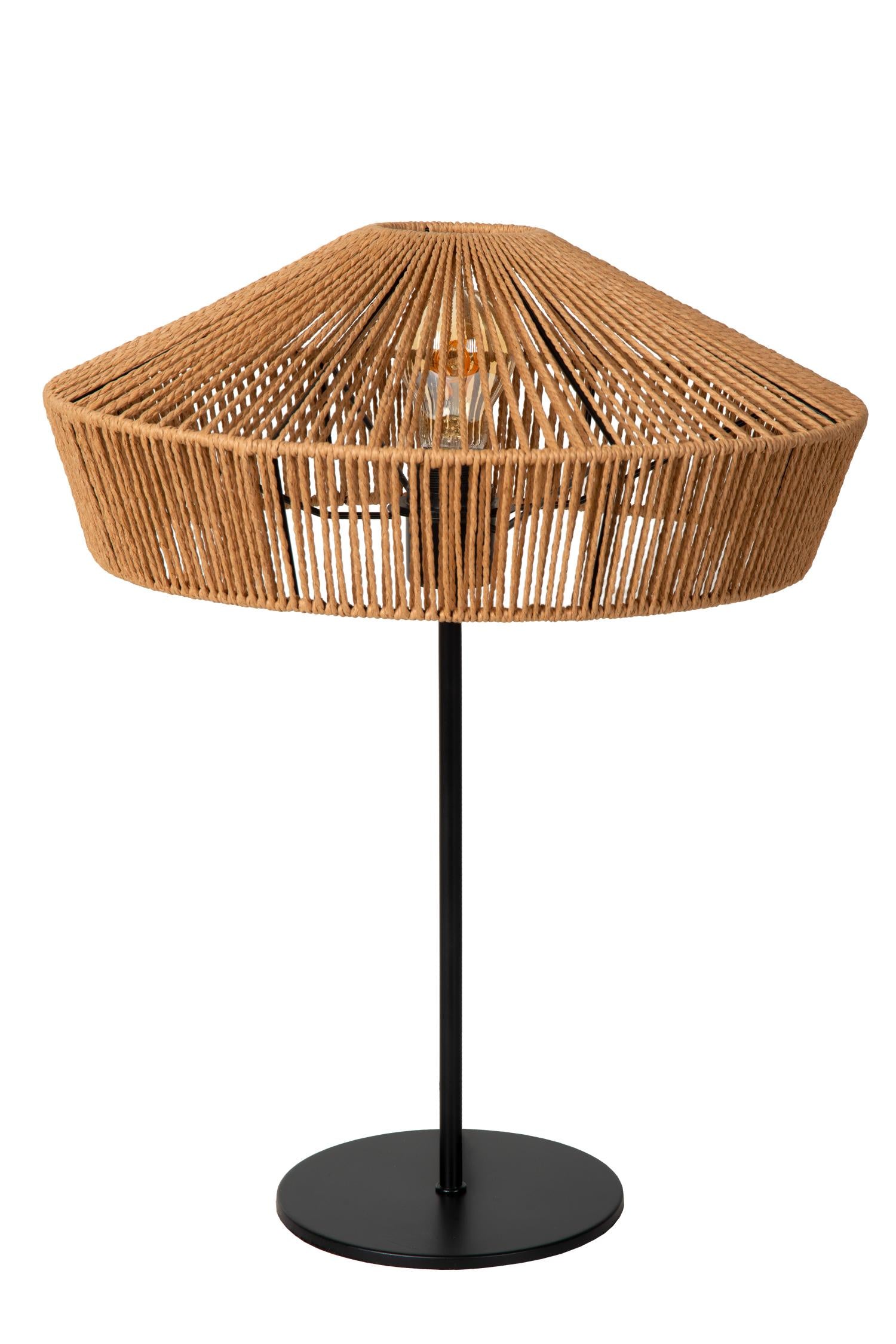 YUNKAI - Lampe de table - Ø 40 cm - 1xE27 - Naturel