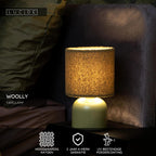 WOOLLY - Table lamp - Ø 16 cm - 1xE14 - Green