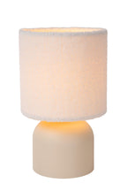 WOOLLY - Tafellamp - Ø 16 cm - 1xE14 - Beige