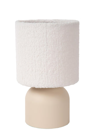 WOOLLY - Tafellamp - Ø 16 cm - 1xE14 - Beige