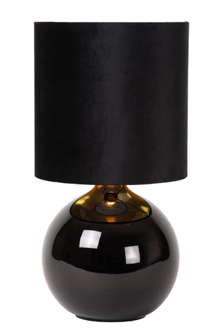 ESTERAD - Lampe de table - Ø 24 cm - 1xE14 - Noir