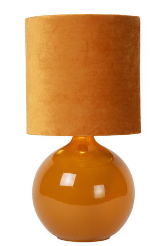 ESTERAD - Lampe de table - Ø 24 cm - 1xE14 - Ocre