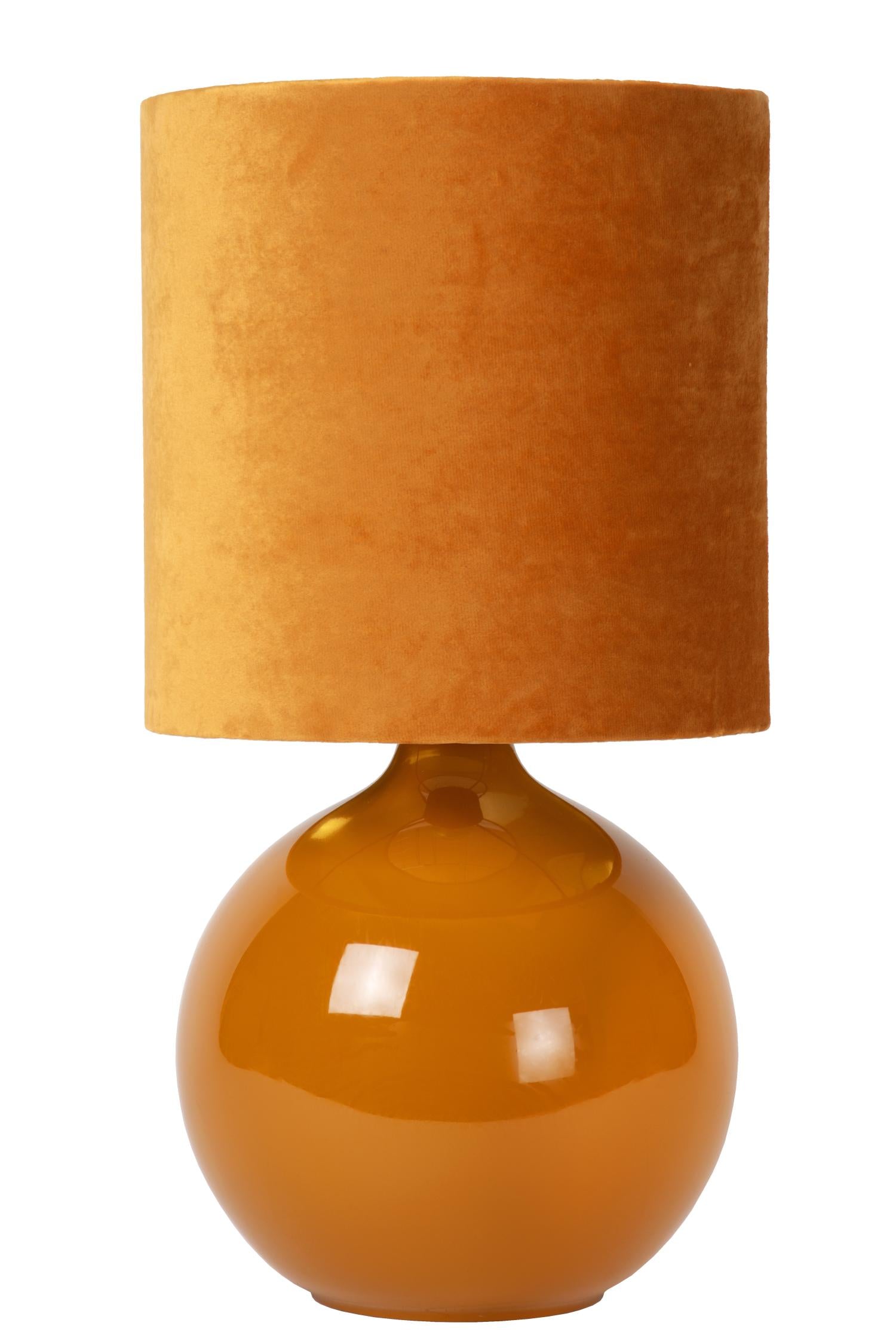 ESTERAD - Table lamp - Ø 24 cm - 1xE14 - Ochre yellow