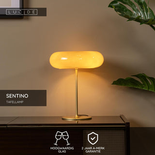 Lucide - SENTINO - Table lamp - Ø 30 cm - 3xG9 - Taupe - IP20