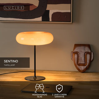 Lucide - SENTINO - Tafellamp - Ø 30 cm - 3xG9 - Oranje - IP20