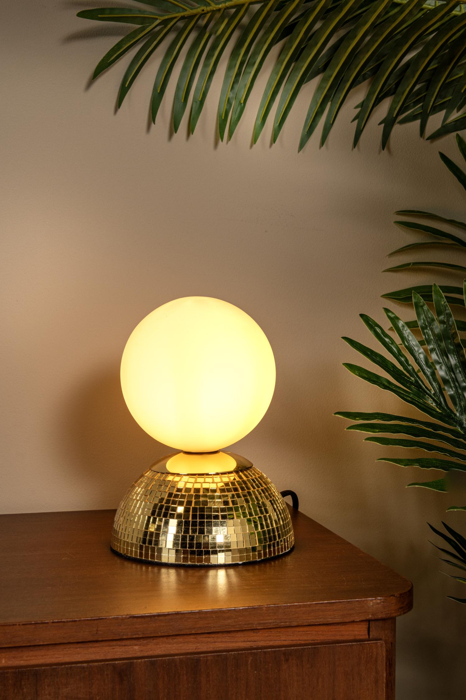 GLITZER - Tafellamp - Ø 14 cm - 1xG9 - Goud | Essential
