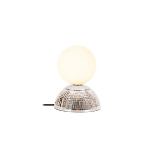 GLITZER - Lampe de table - Ø 14 cm - 1xG9 - Argent | Essential