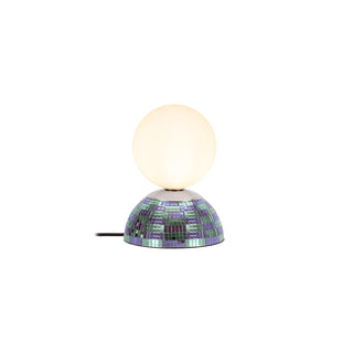 GLITZER - Tafellamp - Ø 14 cm - 1xG9 - Blauw | Essential