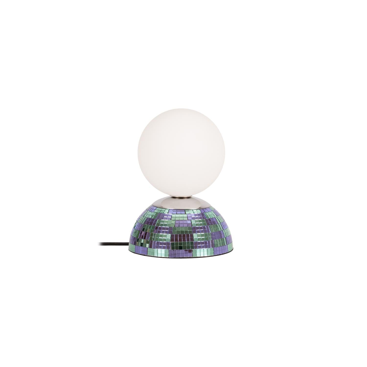 GLITZER - Tafellamp - Ø 14 cm - 1xG9 - Blauw | Essential