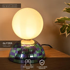GLITZER - Tafellamp - Ø 14 cm - 1xG9 - Blauw | Essential