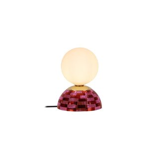 GLITZER - Lampe de table - Ø 14 cm - 1xG9 - Rose | Essential