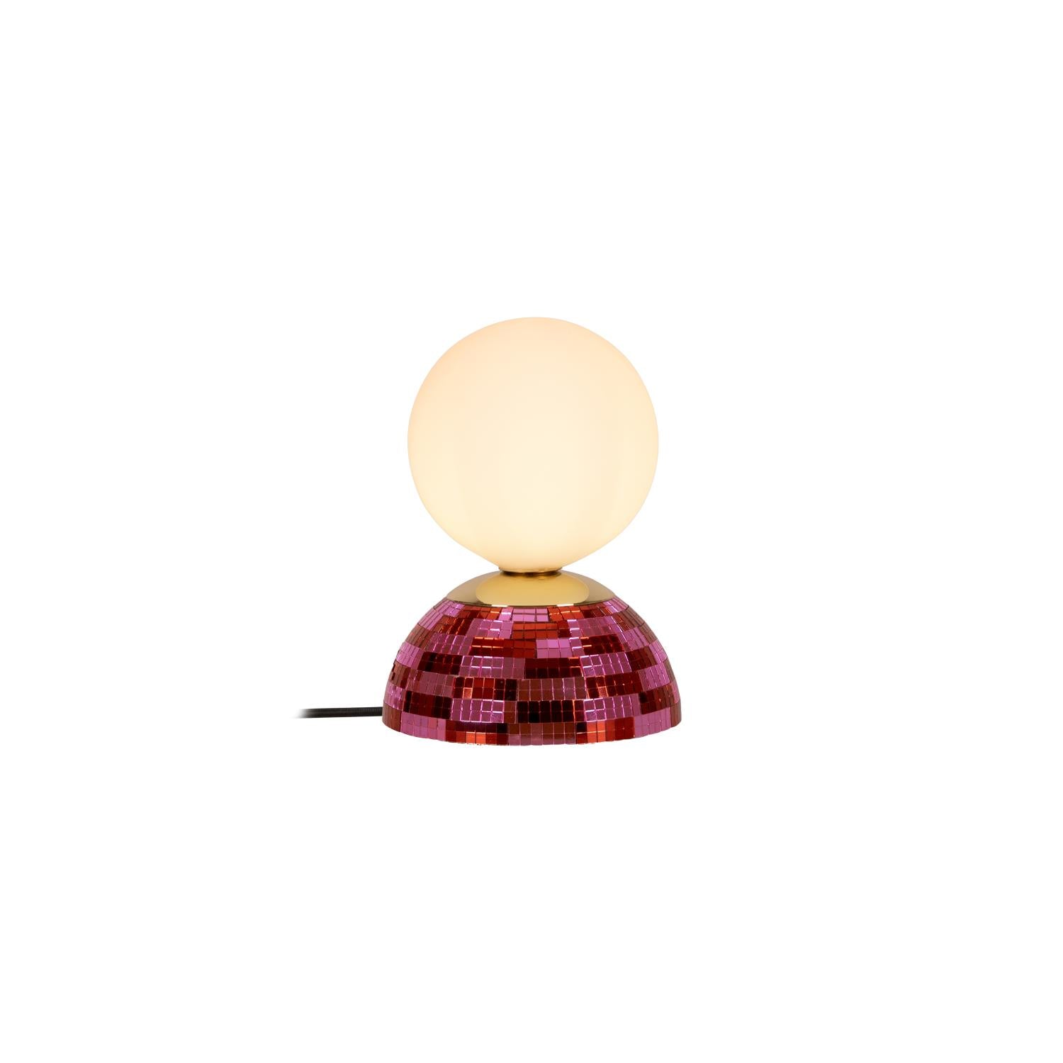 GLITZER - Lampe de table - Ø 14 cm - 1xG9 - Rose | Essential