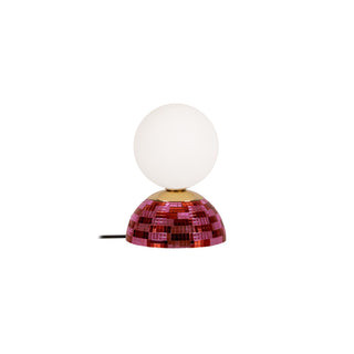 GLITZER - Lampe de table - Ø 14 cm - 1xG9 - Rose | Essential