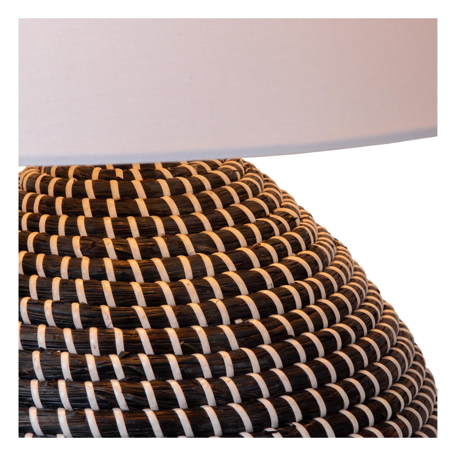 MADUKA - Lampe de table - Ø 45 cm - 1xE27 - Noir