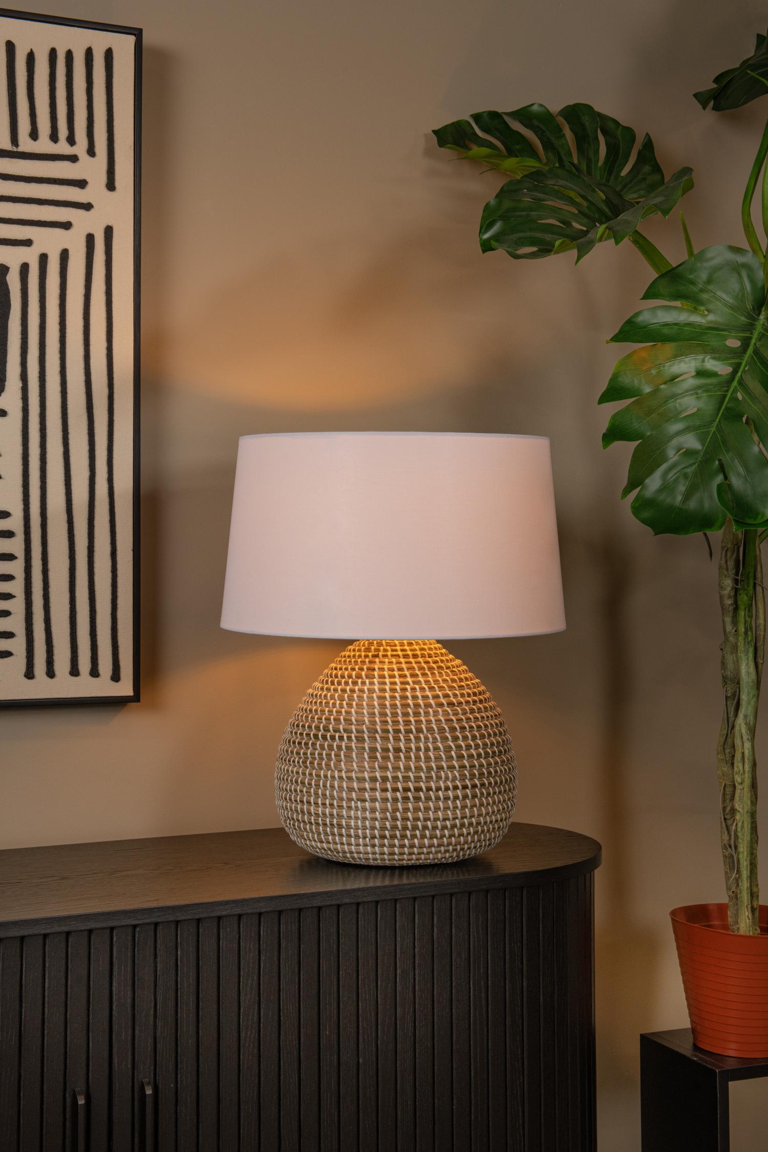 MADUKA - Lampe de table - Ø 45 cm - 1xE27 - Naturel