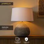 MADUKA - Tafellamp - Ø 45 cm - 1xE27 - Naturel