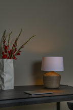 AMBALA - Lampe de table - Ø 45 cm - 1xE27 - Naturel