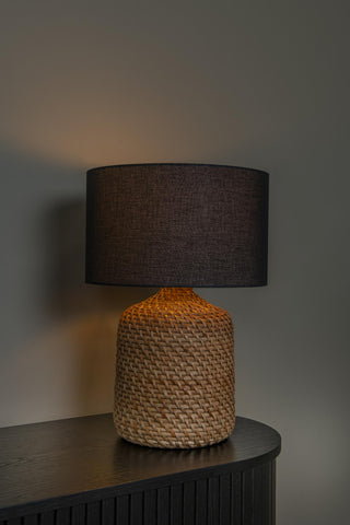 ARRAH - Tafellamp - Ø 35 cm - 1xE27 - Naturel