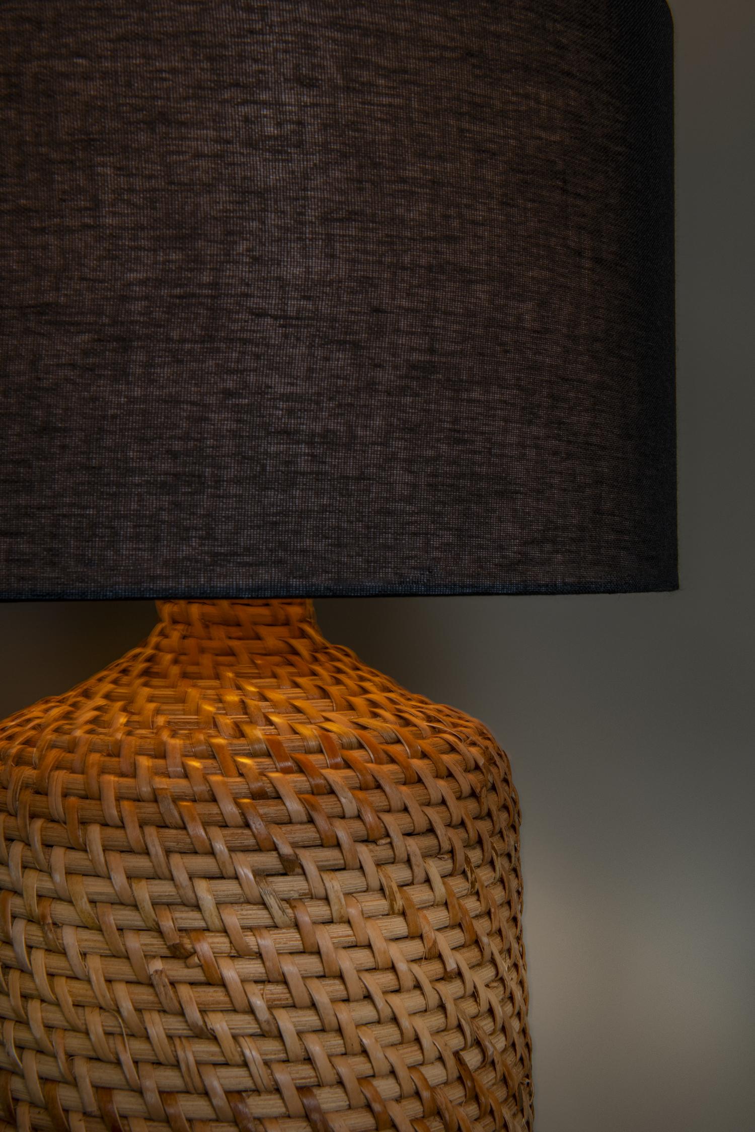 ARRAH - Lampe de table - Ø 35 cm - 1xE27 - Naturel