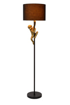 EXTRAVAGANZA CHIMP - Vloerlamp - Ø 35 cm - 1xE27 - Zwart