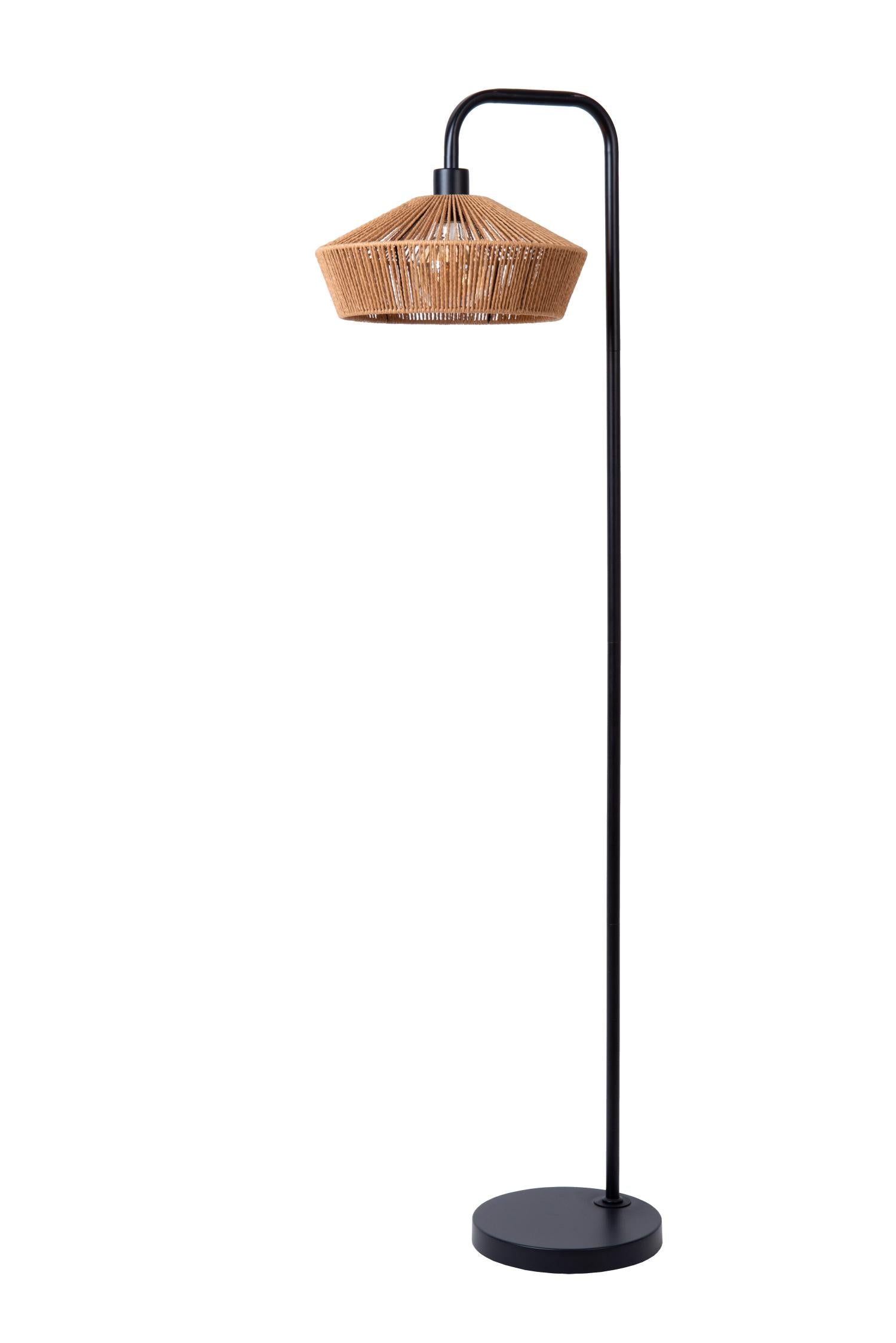 YUNKAI - Lampadaire - Ø 40 cm - 1xE27 - Naturel